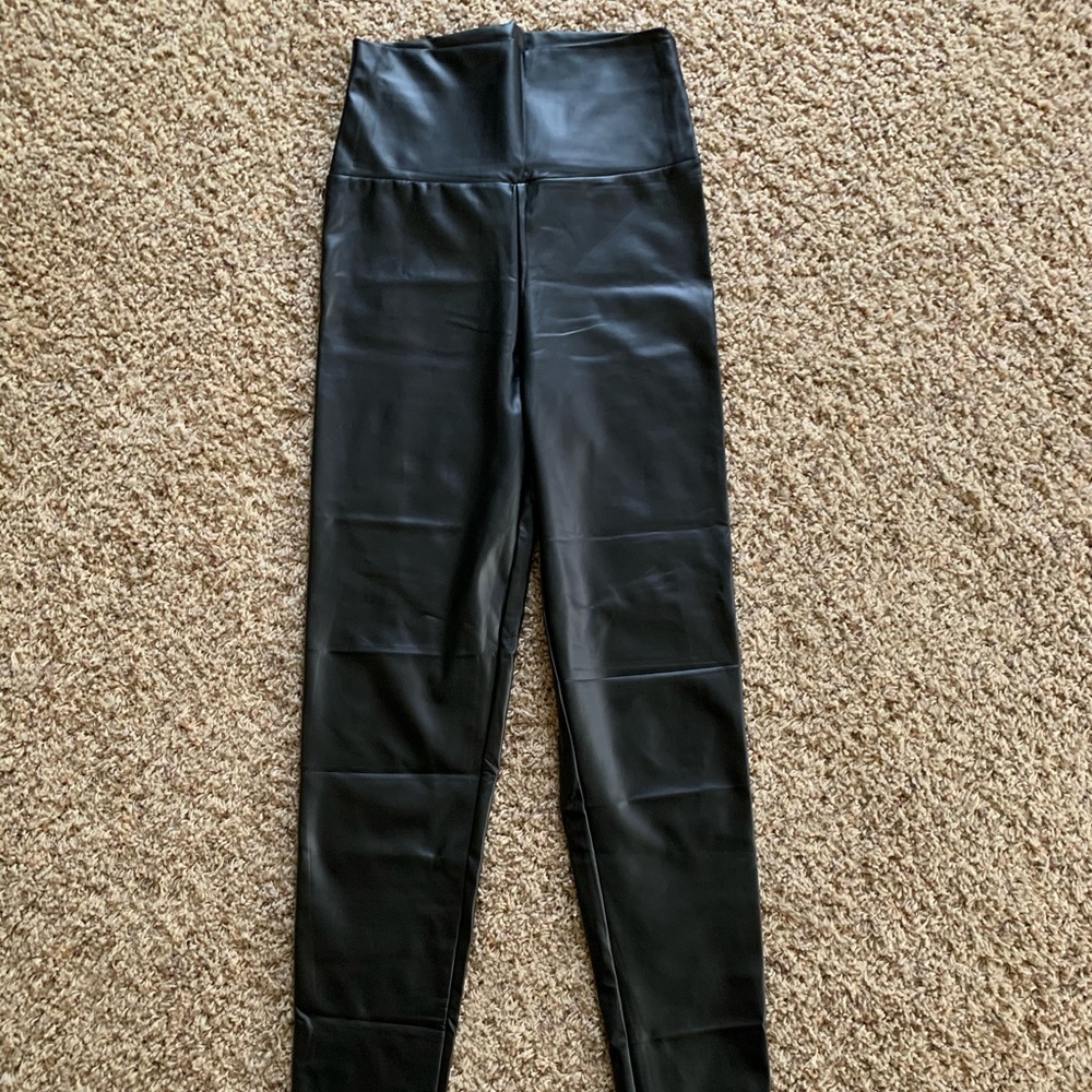 Pleather leggings
